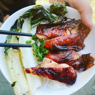 char siu chicken traeger