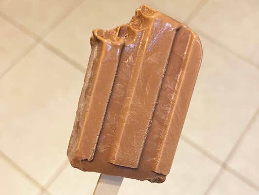 finished fudge pop