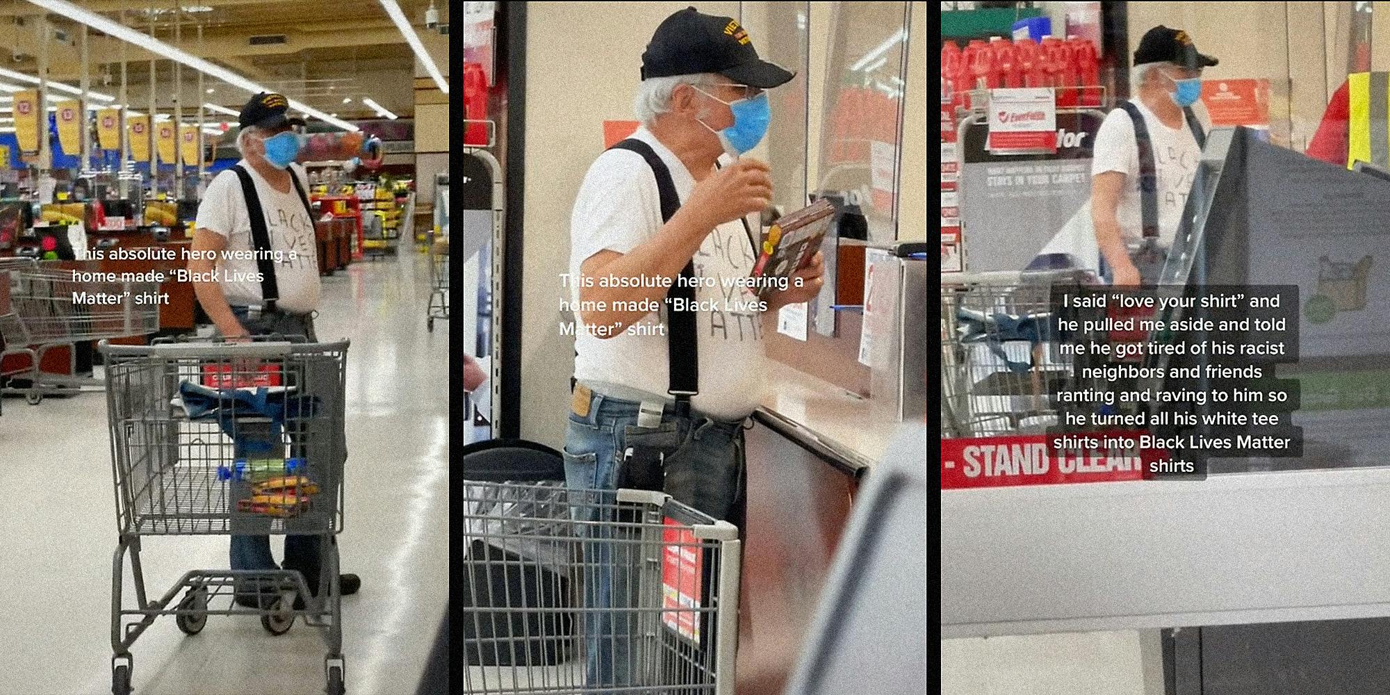 A man in a white shirt.