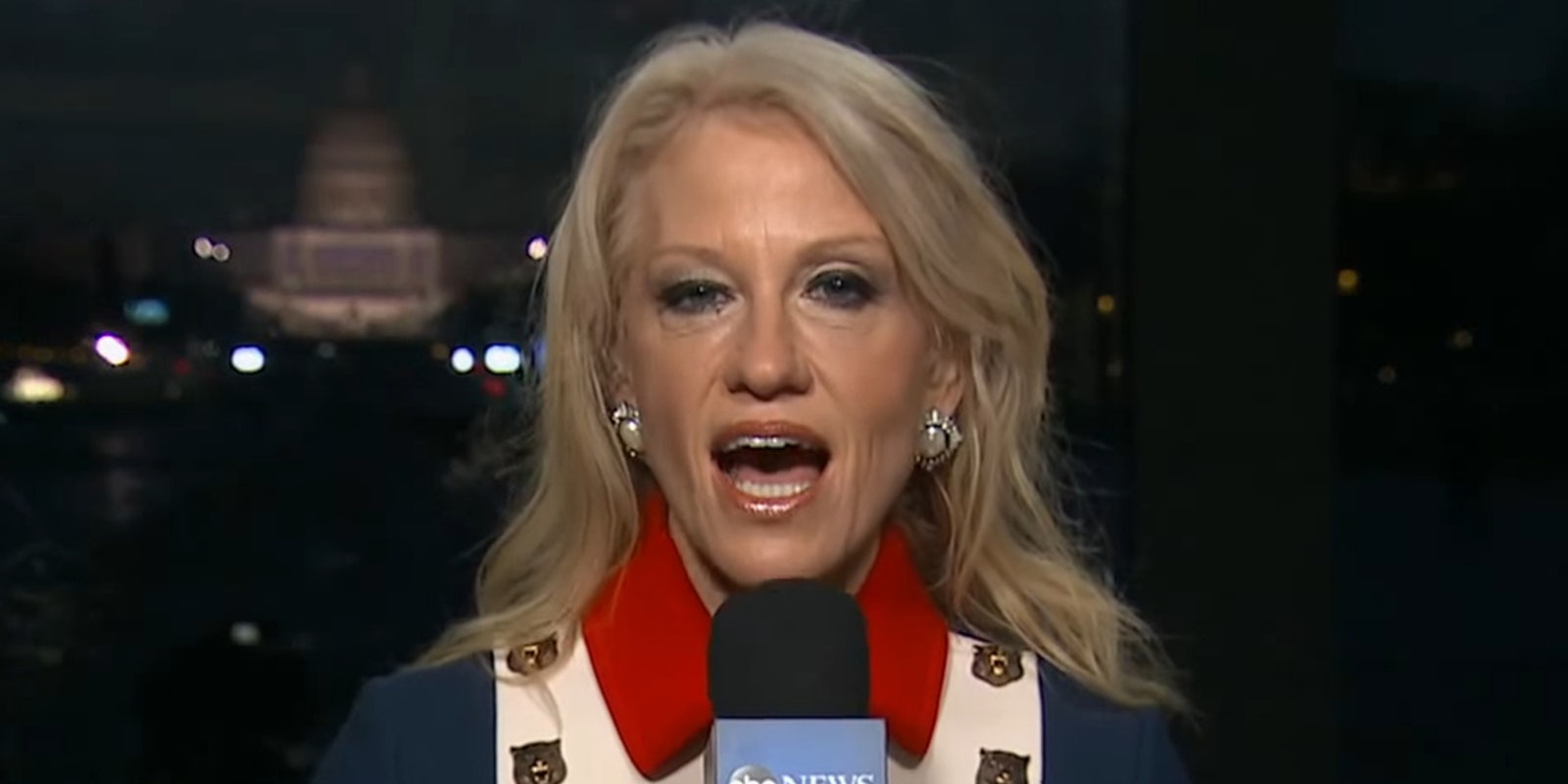 Everyone Is Roasting Kellyanne Conways Inauguration Outfit The Daily Dot 7099