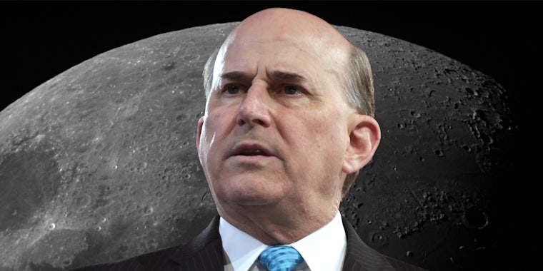 confused louie gohmert with moon background