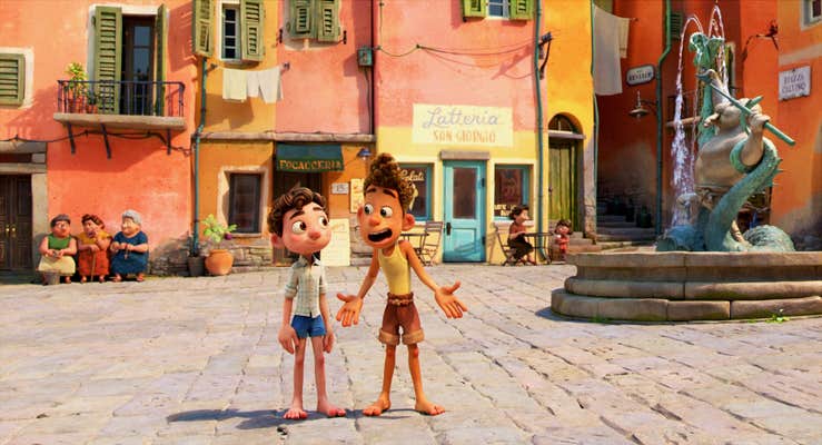 luca (left) and alberto in portorosso