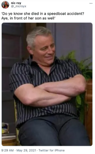 Matt LeBlanc in Friends reunion