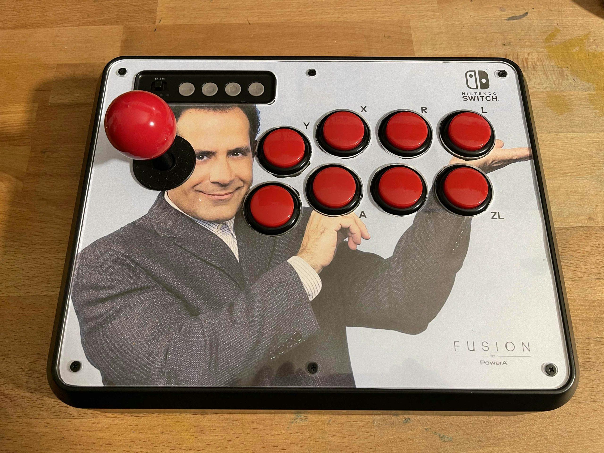 powera fusion arcade stick faceplate