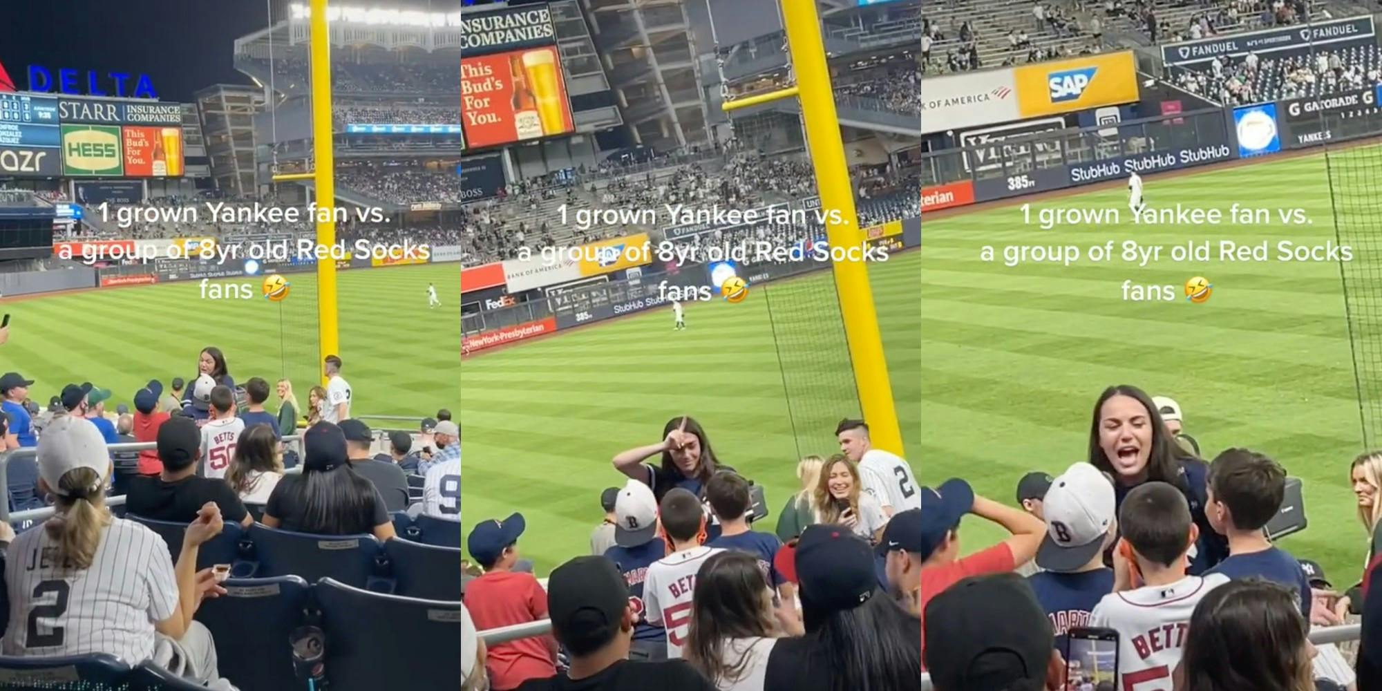 Baseballer - This fan was repping his teams tonight at Yankee Stadium 😂