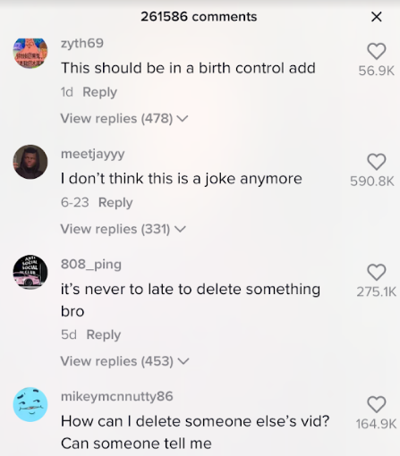 comments on andrew curtis tiktok
