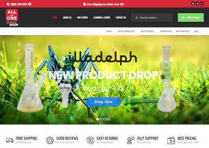 best online headshop all in 1 smoke shop
