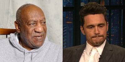 Bill Cosby and James Franco