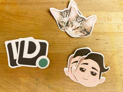 Cricut die-cut stickers
