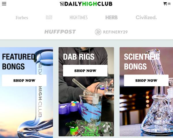 daily high club - one of the best online headshops