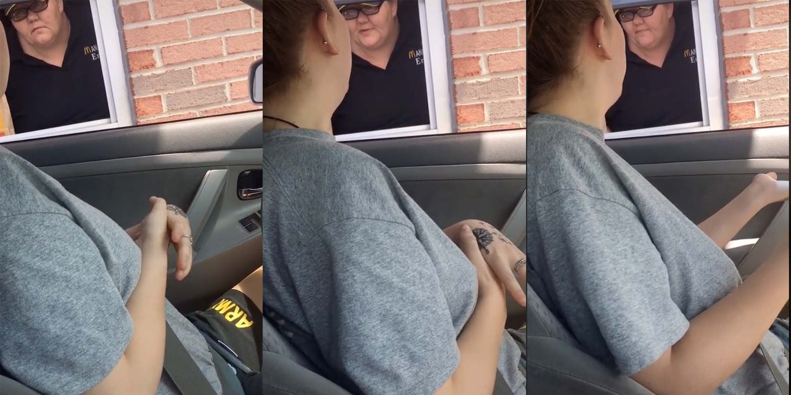 A woman confronts her friend's manager, who she says made her friend work while sick.