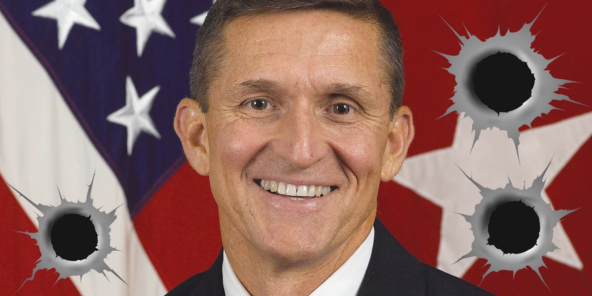 Michael Flynn looking into camera.