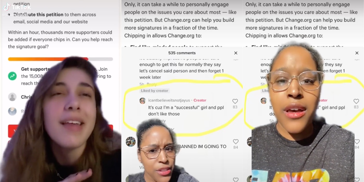 ‘I’m Soooooo Scared’: Petition To Ban TikTok Star Who Made Racist ...