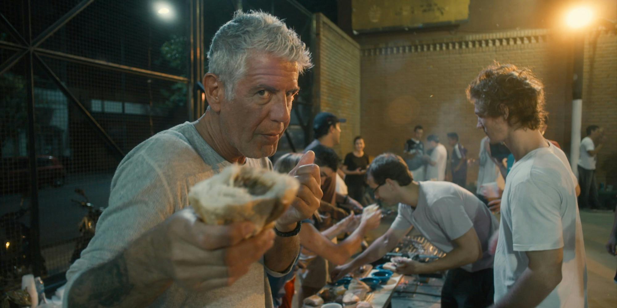 anthony bourdain in roadrunner