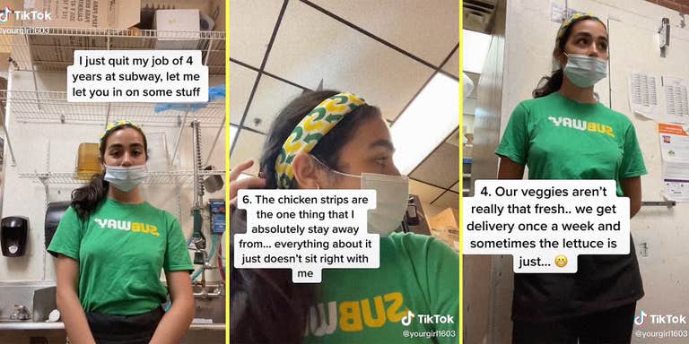 ‘Everything about it just doesn’t sit right’: Ex-Subway worker reveals what items customers should avoid ‘Everything about it just doesn’t sit right’: Ex-Subway worker reveals what items customers should avoid