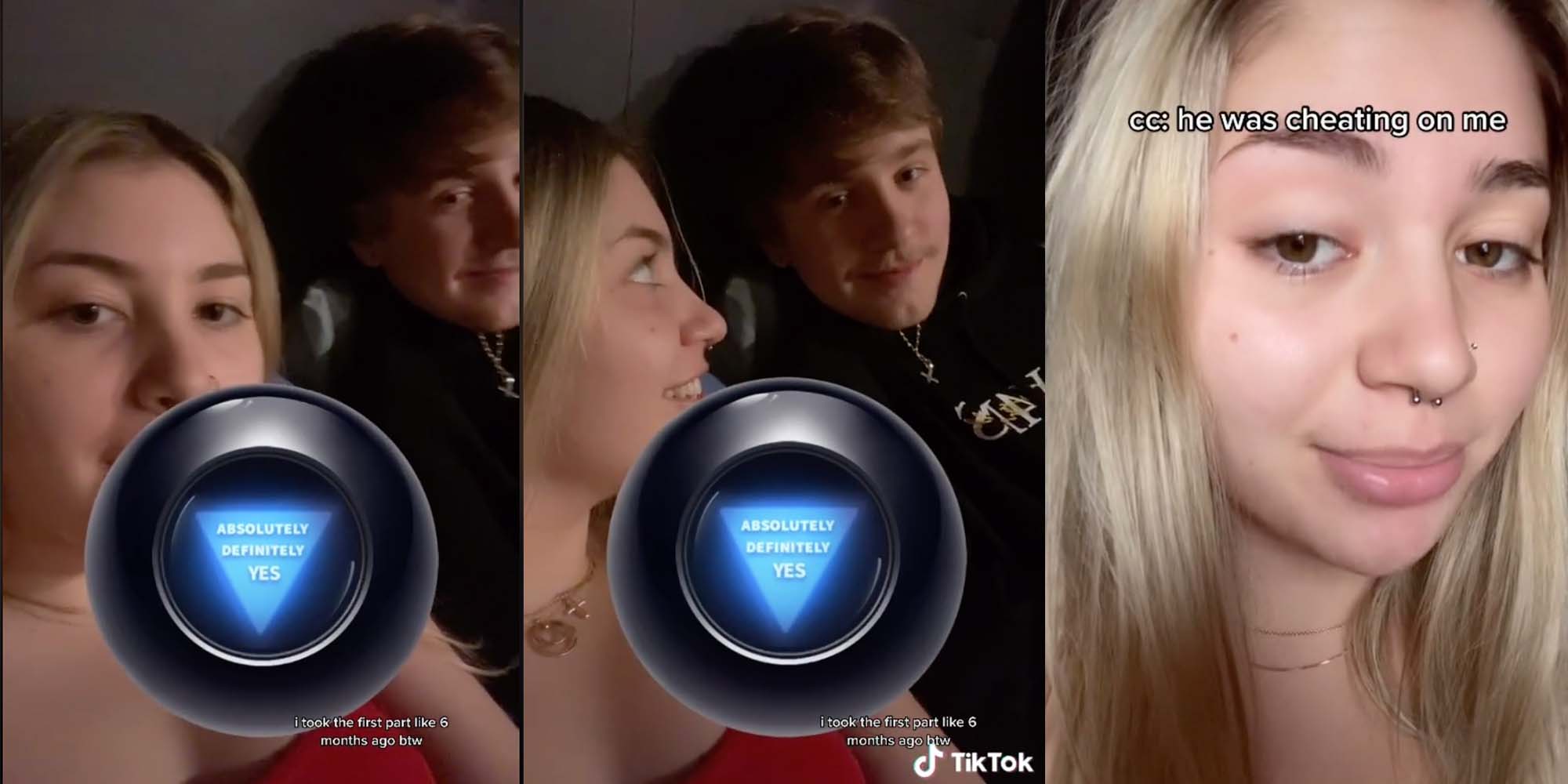 After a TikTok filter says her boyfriend was 'absolutely definitely' cheating on her, Keyana Both found out he was.