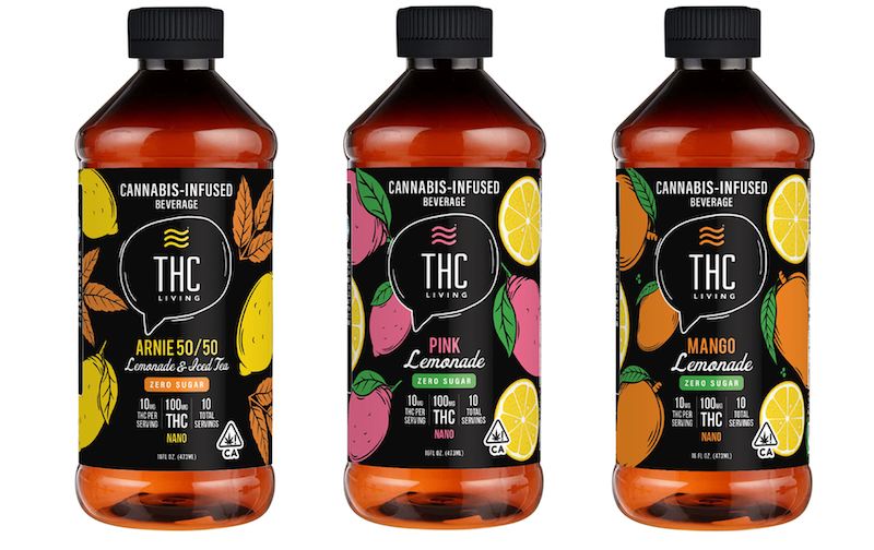 best thc drinks - thc living lemonades