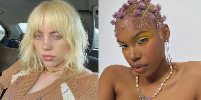 billie eilish, diamond white