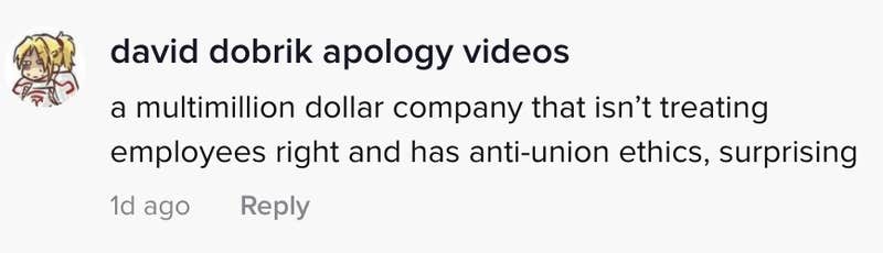 A multimillion dollar company that isn't treating it's employees right and has anti-union ethics, surprising