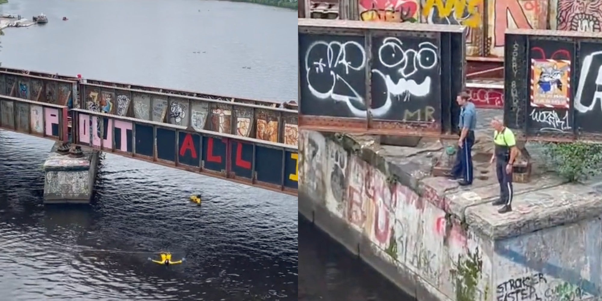 mass state police marine unit searching for body in charles river