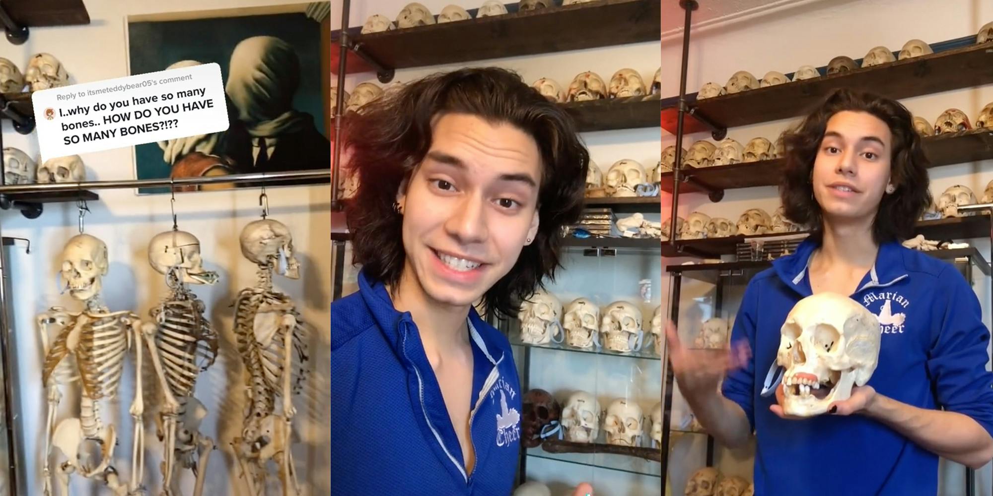 People Have Questions About This TikToker’s Skull Collection
