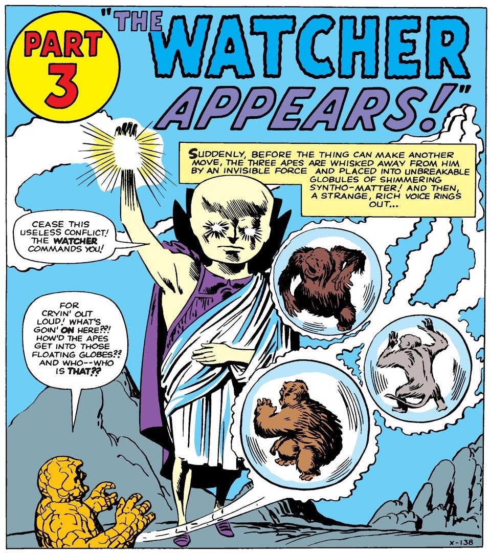 Uatu The Watcher Comics, Uatu The Watcher Comic Book List