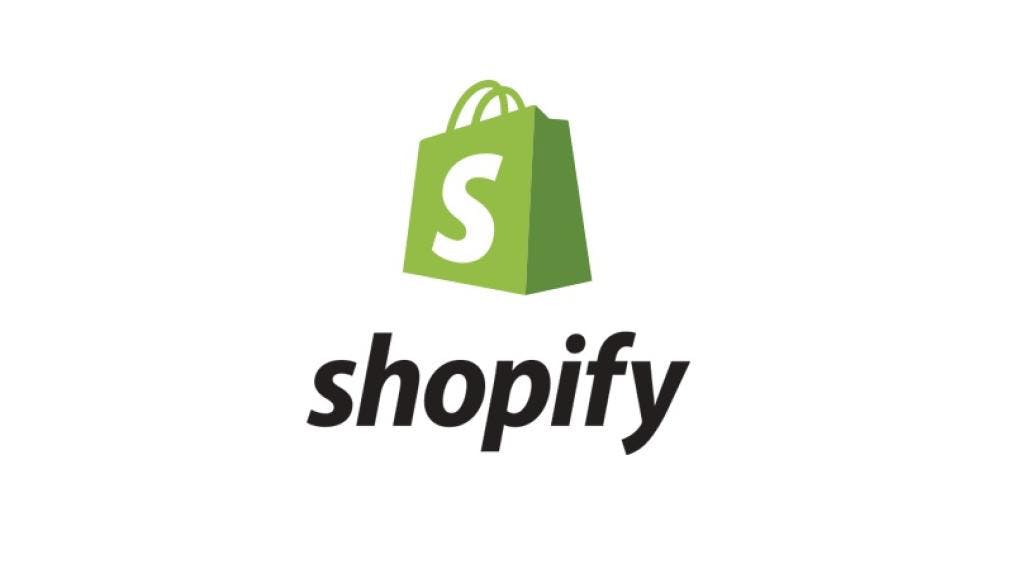 shopify logo with green bag