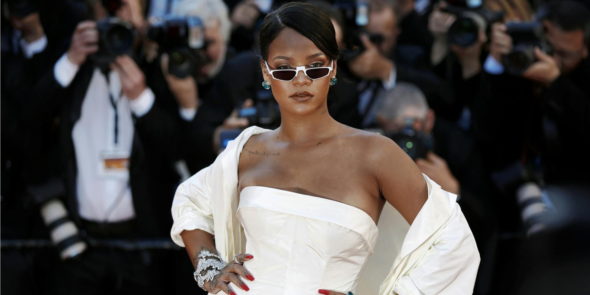 Rihanna on red carpet