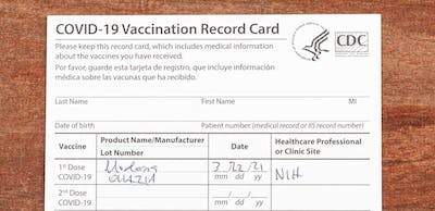 fake vaccine cards