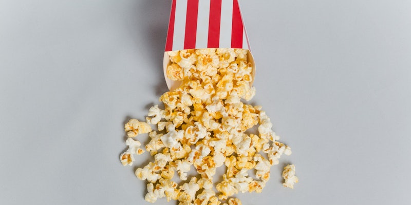 stock image of popcorn