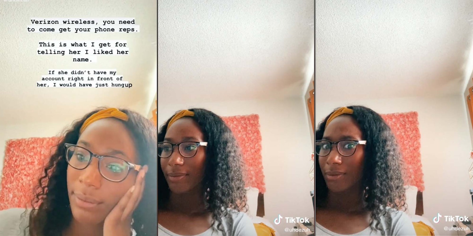 A TikTok shows a Verizon Wireless employee speaking with a customer about slavery and human trafficking over the phone.