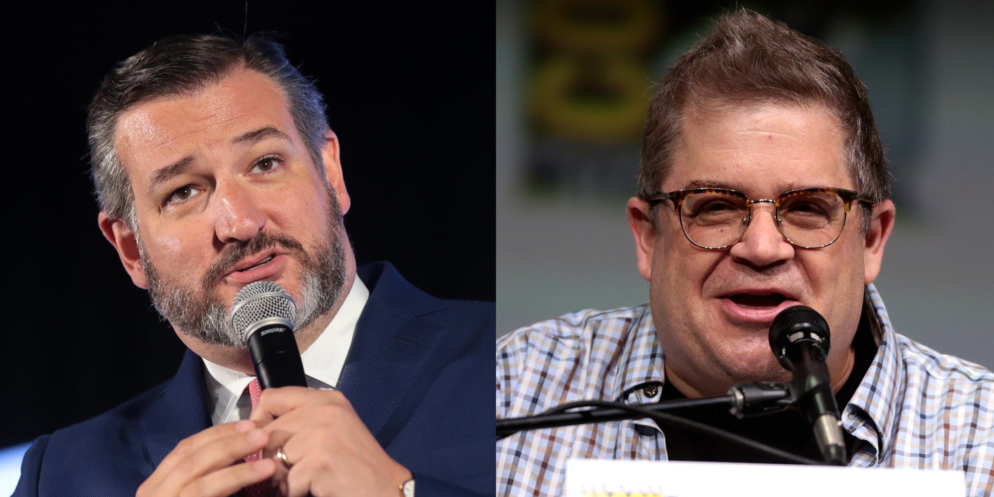 Sen. Ted Cruz and Patton Oswalt
