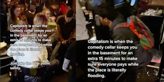 comedy cellar during new york flooding