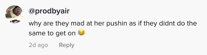 why are they mad at her pushing as if they didn't do the same to get on