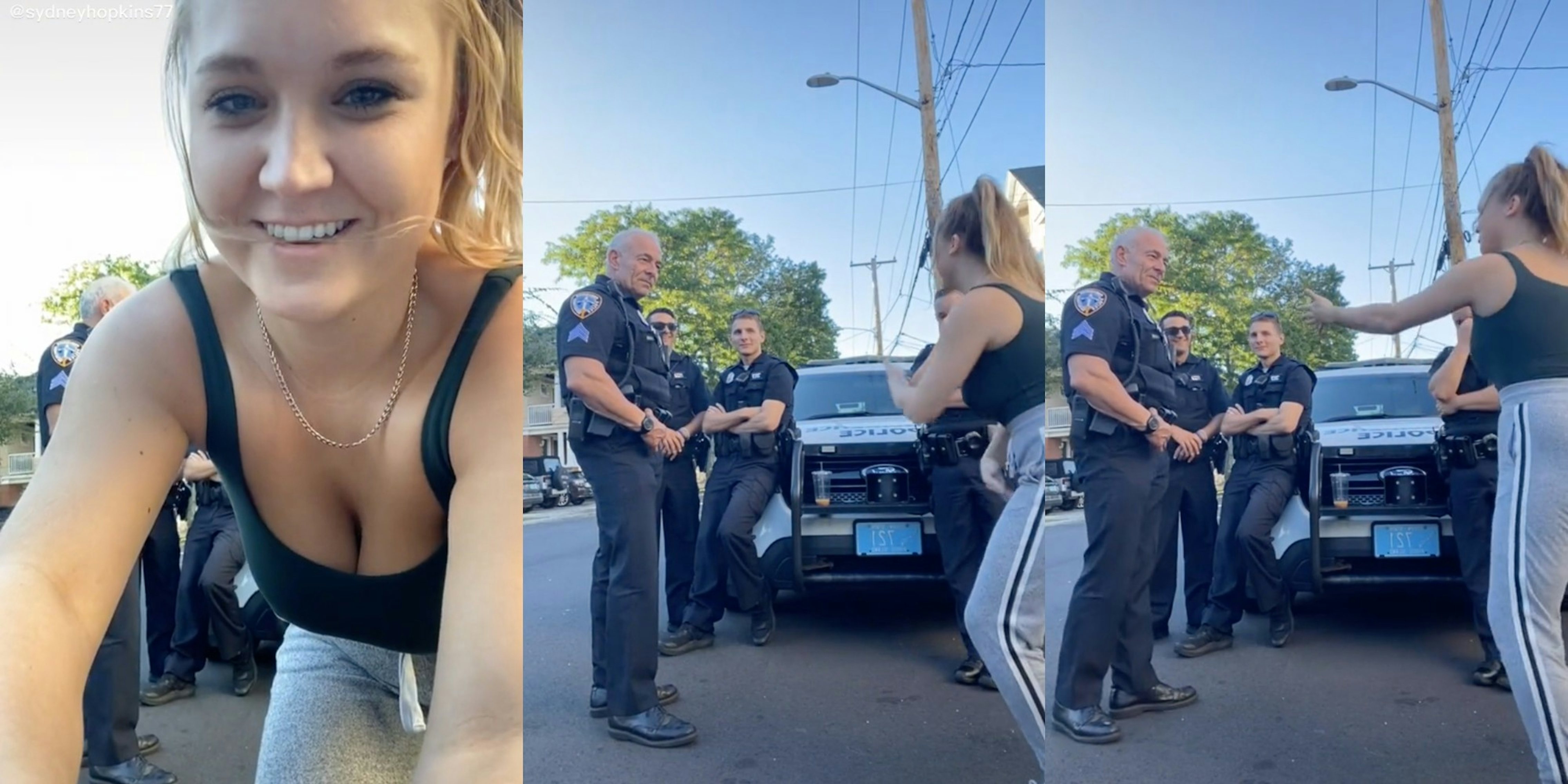 TikToker does 'Rick and Morty' dance for police