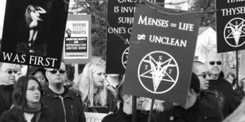 Satanic Temple abortion protest