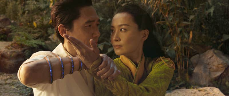 man and woman looking into each other's eyes