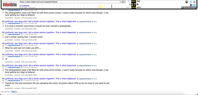 A screenshot showing u/nippedinthebud's reddit profile in 2014, which is alleged to have belonged to actor Simu Liu.