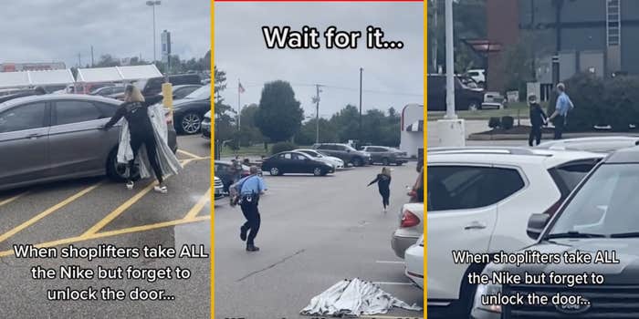 Viral Tiktok Shows Shoplifter Abandoned By Getaway Driver Viral Tiktok Shows Shoplifter Abandoned By Getaway Driver