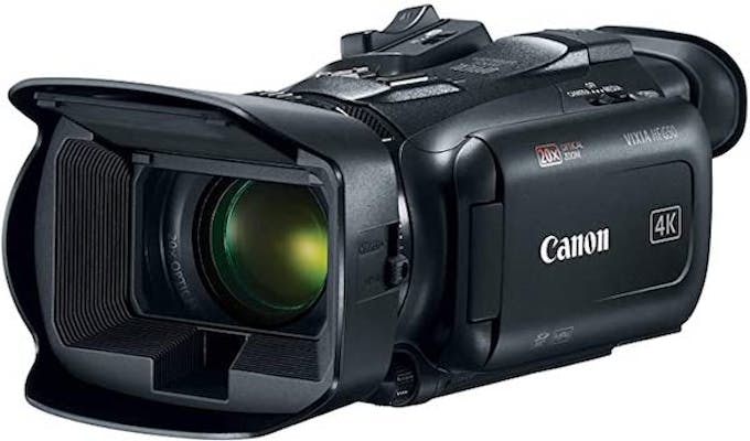 Black camcorder from canon
