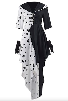 Cruella jacket for best adult Halloween costumes