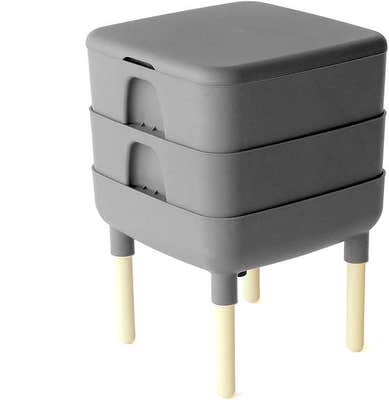 Grey essential Living worm composter