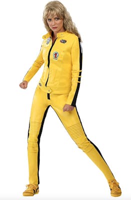Kill Bill two piece outfit in yellow leather