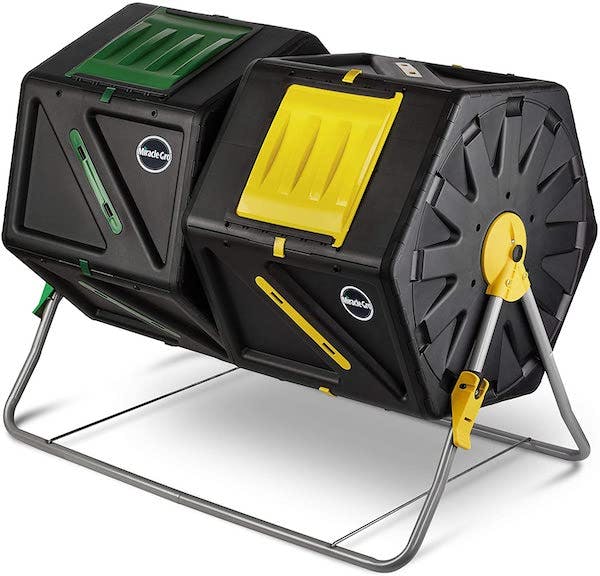 Dual chamber outdoor composter for best composters