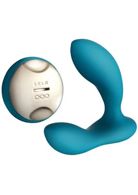 Blue and gold prostate massager from Lelo - one of the best lelo sex toys for people with a prostate
