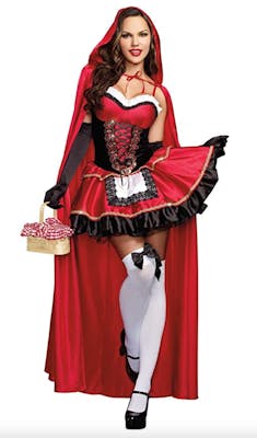 Little red riding hood for best adult Halloween costume