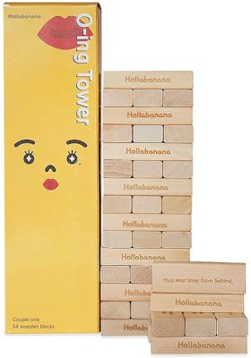 Naughty stacking tower for adults