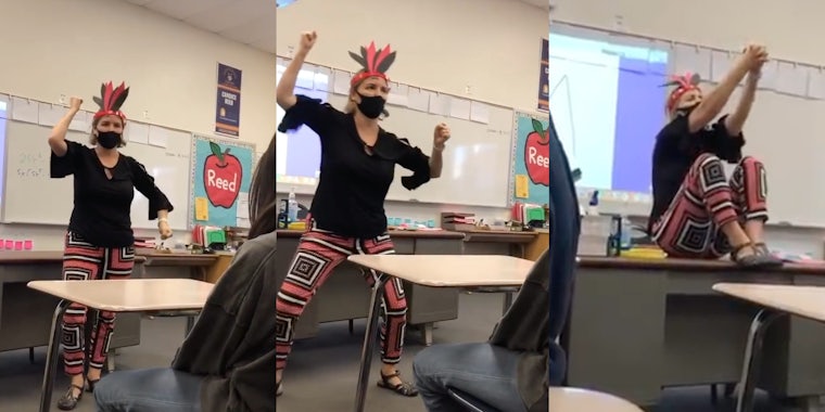 Teacher mocks Native Americans in lesson