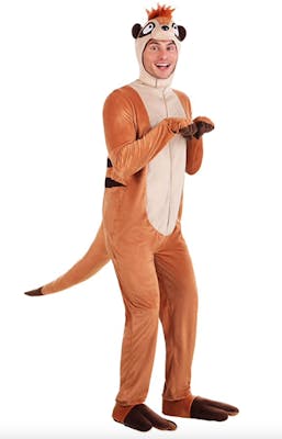 Simon from the lion king onsie in best couples Halloween costumes