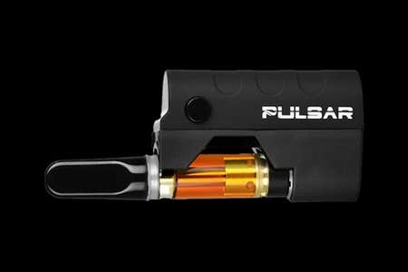 Pulsar GIGI Vaporizer against a black background